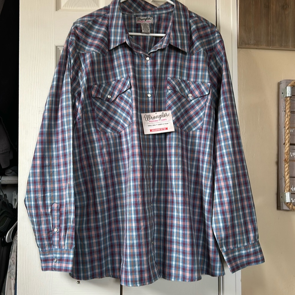 NWT Wrangler Men’s 3XL Button Down